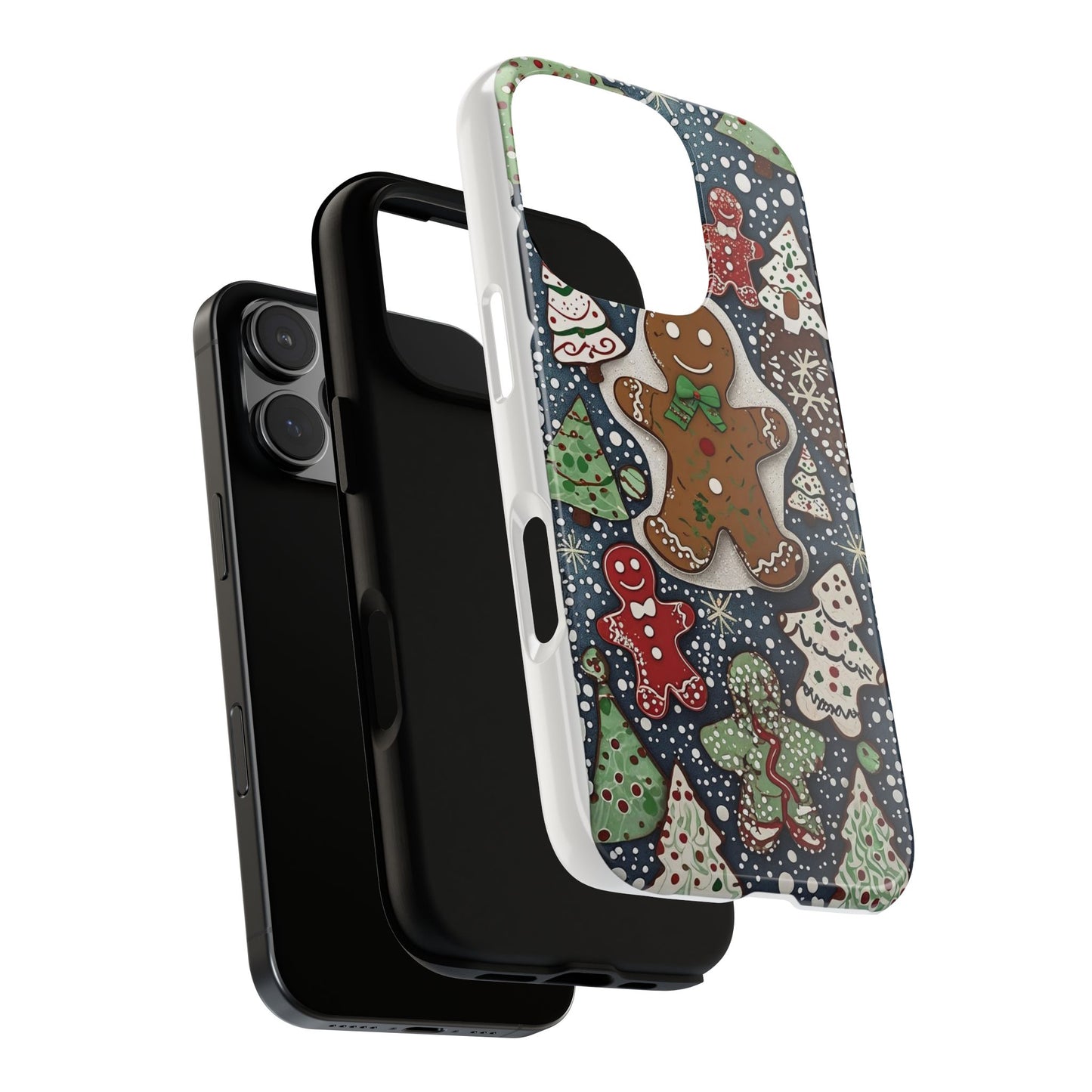 Gingerbread Holiday Phone Case, Festive Protector for Christmas, Winter Decor, Gift for Cookie Lovers, Cute Cover for iPhone