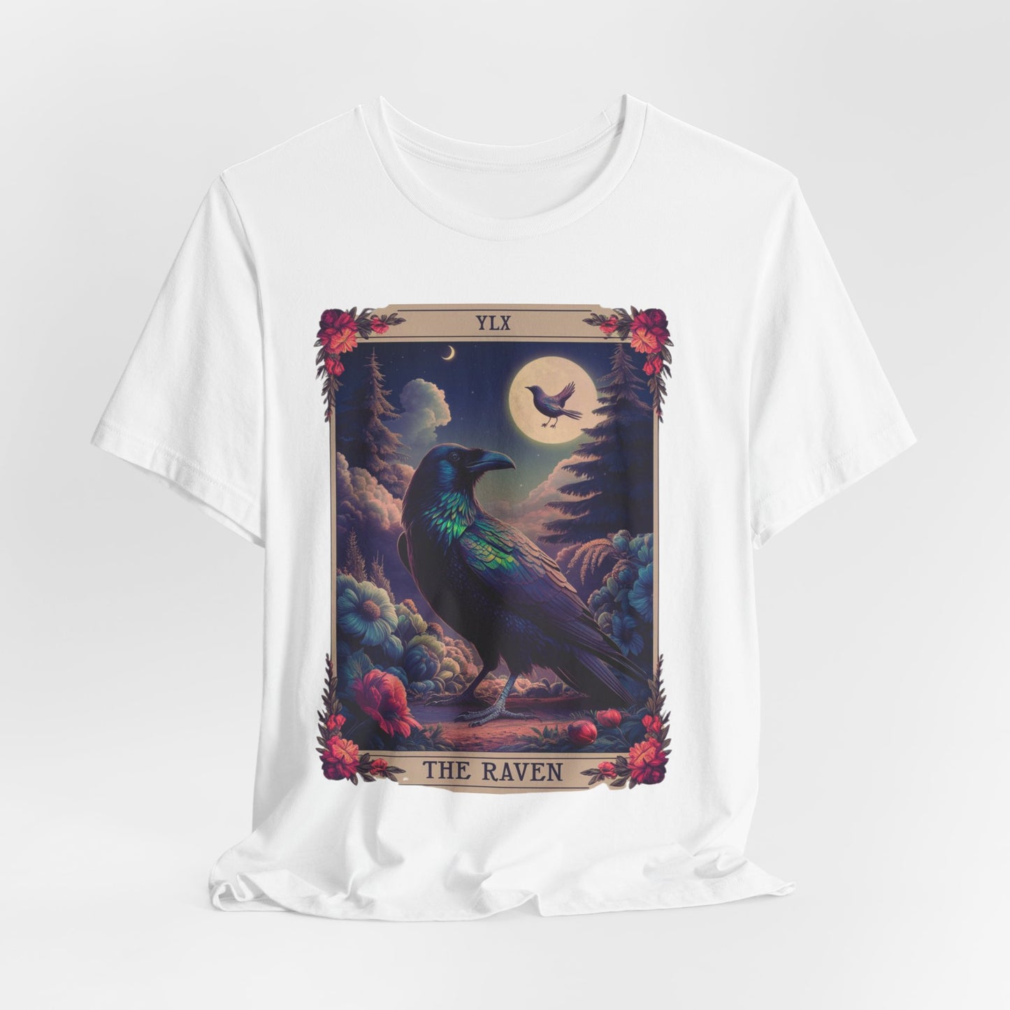 Raven Tarot Card Shirt, Witchy Shirt, Tarot Card Shirt, Raven Shirt