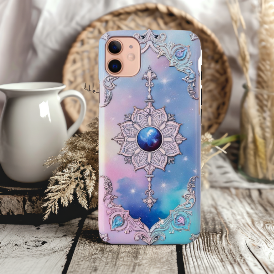Celestial Mandala Tough Phone Case - Cosmic Protection for All Occasions, Celestial Phone Case for iPhone, Samsung and Google Pixel