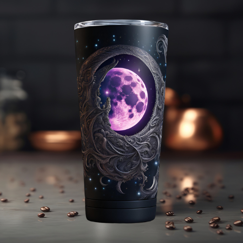 Cosmic Moon 20oz Tumbler - Stylish & Insulated Travel Mug for Stargazers