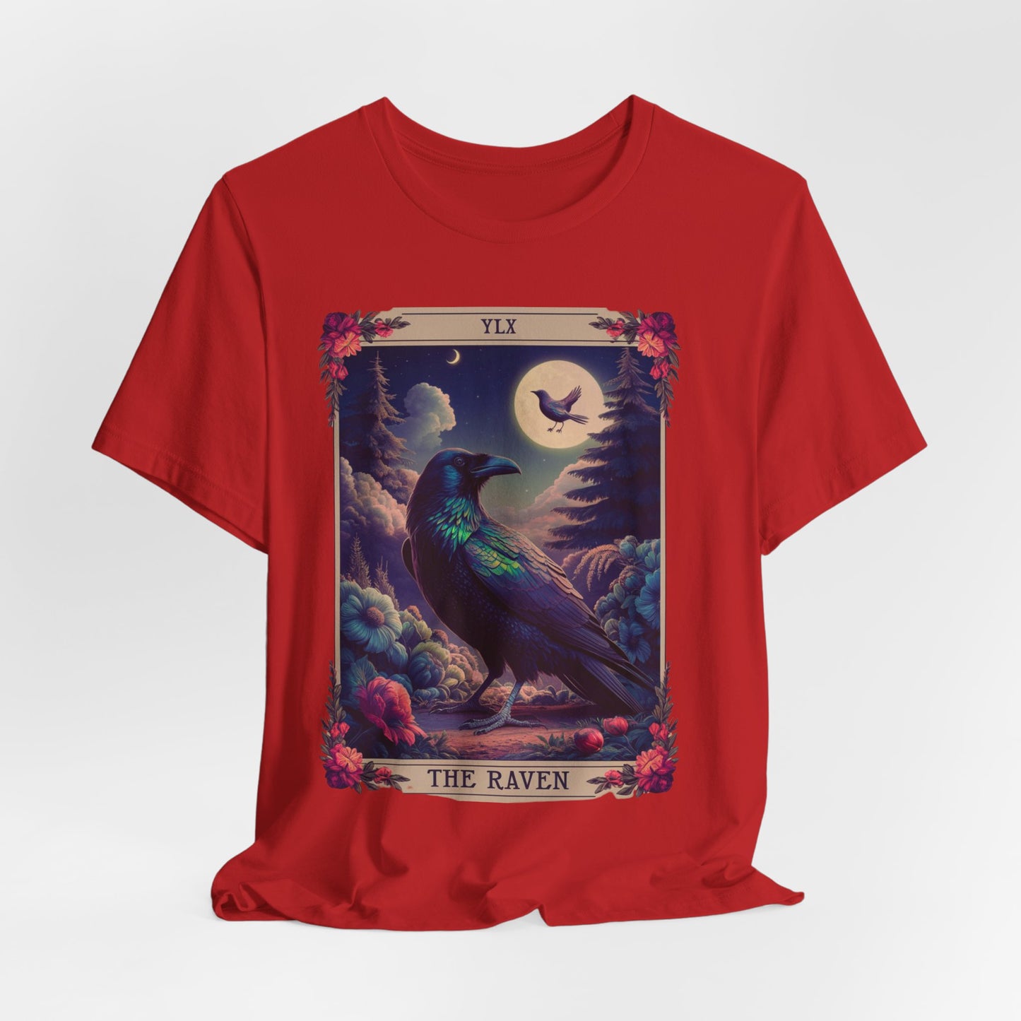 Raven Tarot Card Shirt, Witchy Shirt, Tarot Card Shirt, Raven Shirt