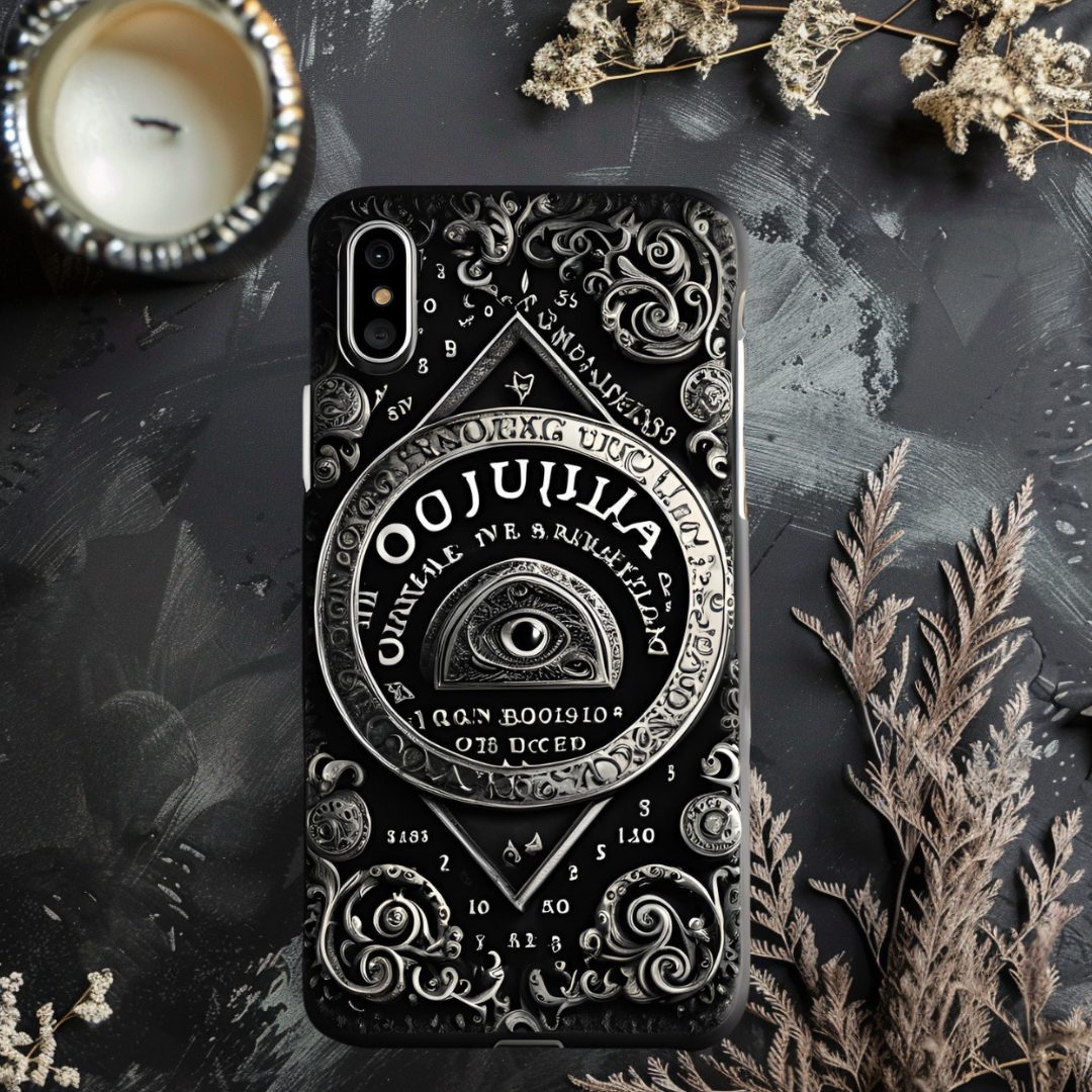 Ouija Board Phone Case - Tough Protective Cover for Mystical Vibes, 3D Ouija Board Phone Case for iPhone, Samsung, and Google Pixel
