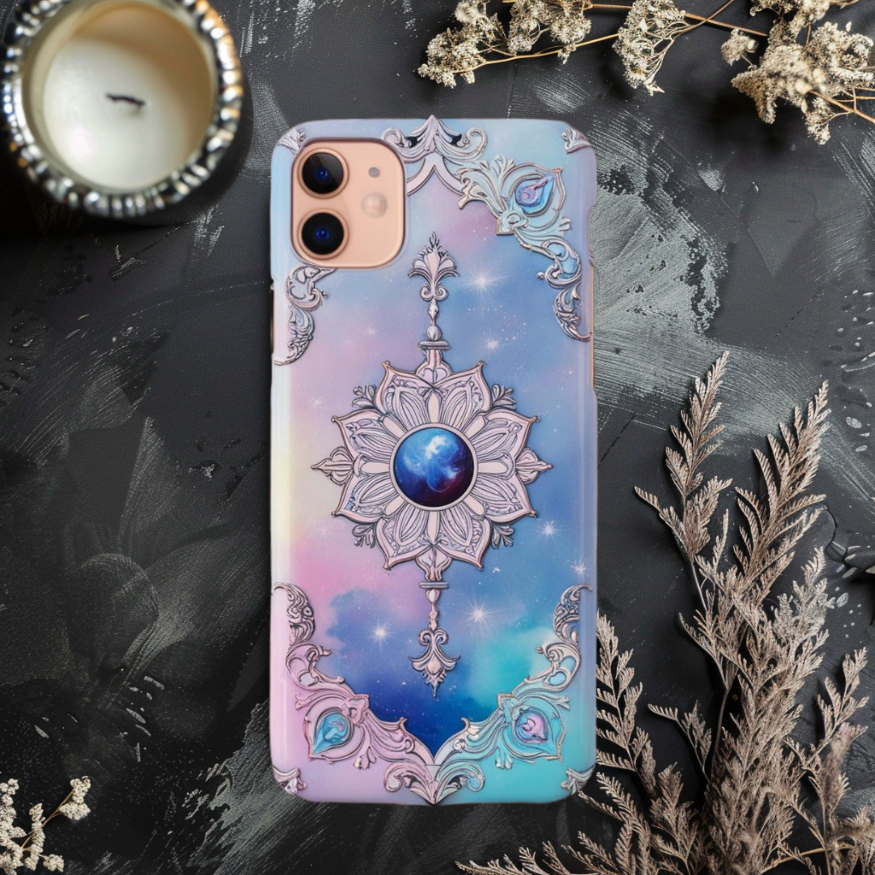 Celestial Mandala Tough Phone Case - Cosmic Protection for All Occasions, Celestial Phone Case for iPhone, Samsung and Google Pixel