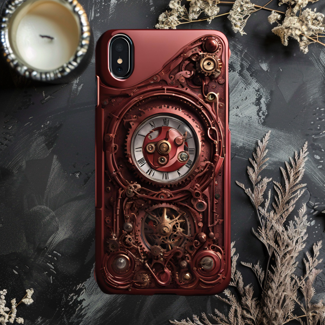 Steampunk Phone Case - Tough Cases for Adventurers, 3D Steam Punk Phone Case for iPhone, Samsung, and Google Pixel