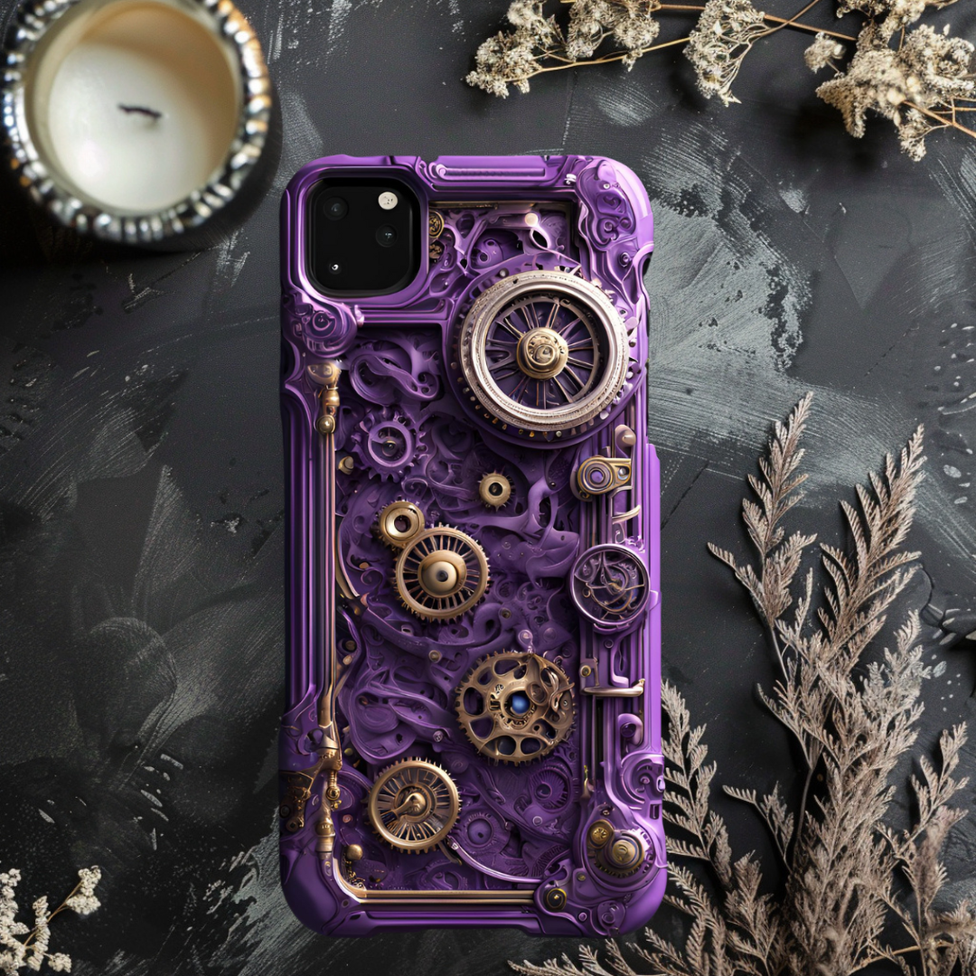 Steampunk Gear Phone Case - Tough and Stylish Protection, 3D Ouija Board Phone Case for iPhone, Samsung, and Google Pixel