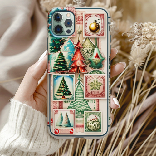 Christmas Phone Case, Holiday Phone Cover, Festive Tech Accessory, Winter Gift, Seasonal Case