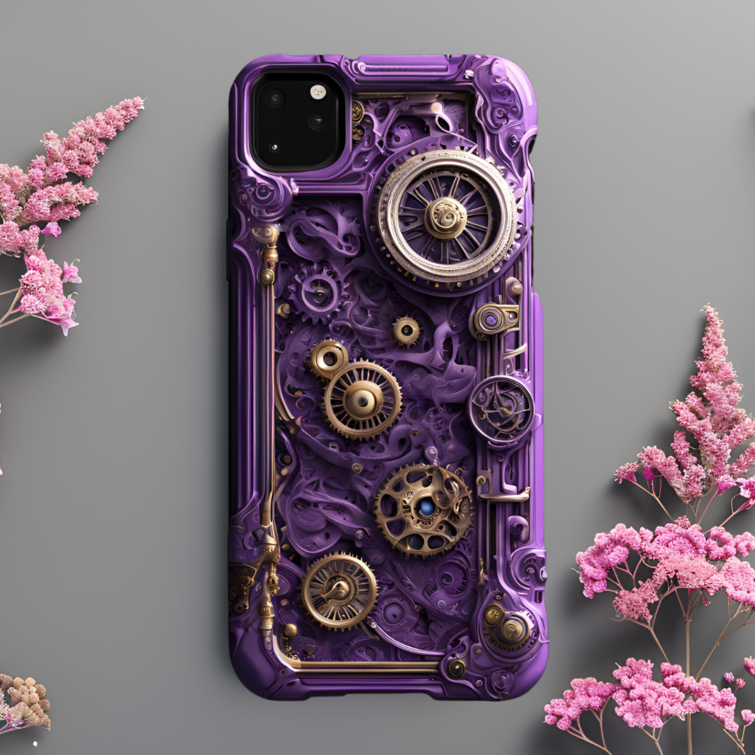 Steampunk Gear Phone Case - Tough and Stylish Protection, 3D Ouija Board Phone Case for iPhone, Samsung, and Google Pixel