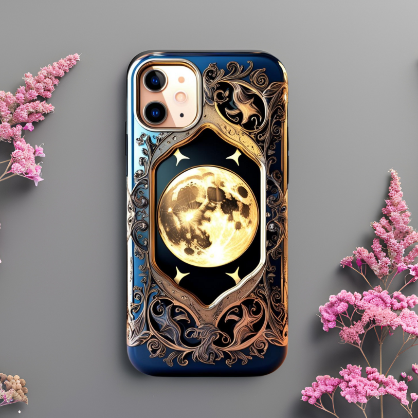 Celestial Phone Case for iPhone, Samsung, and Google Pixel, Touch case - Night Sky Design