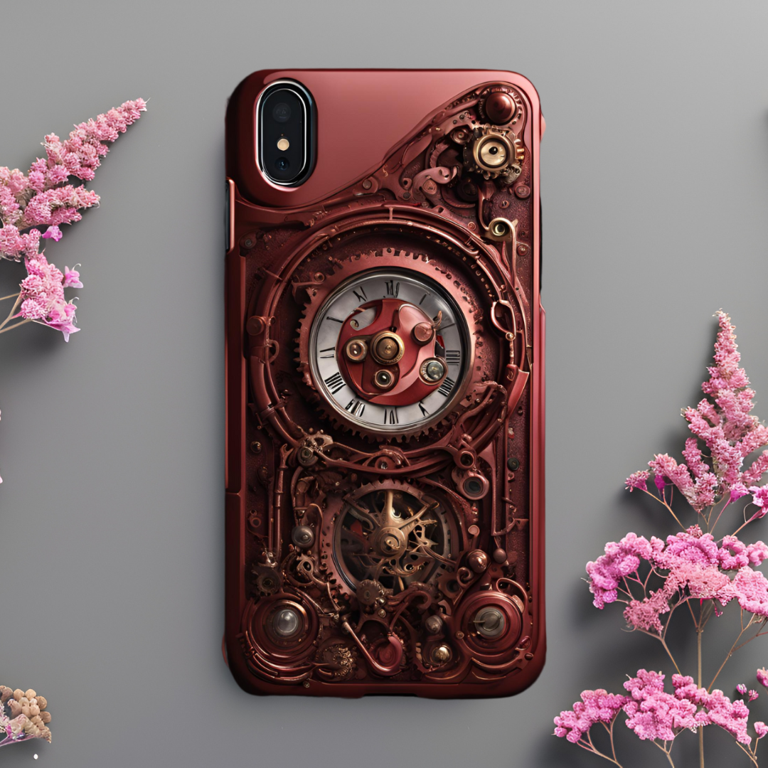Steampunk Phone Case - Tough Cases for Adventurers, 3D Steam Punk Phone Case for iPhone, Samsung, and Google Pixel