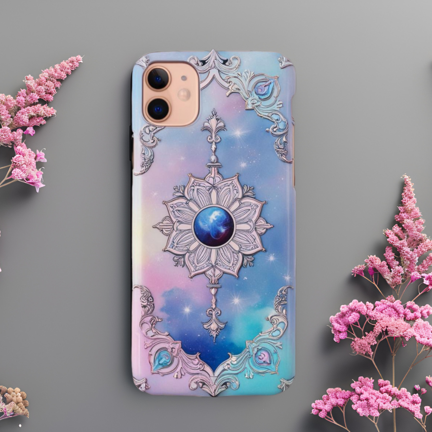Celestial Mandala Tough Phone Case - Cosmic Protection for All Occasions, Celestial Phone Case for iPhone, Samsung and Google Pixel