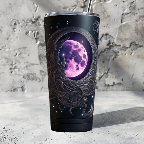 Cosmic Moon 20oz Tumbler - Stylish & Insulated Travel Mug for Stargazers