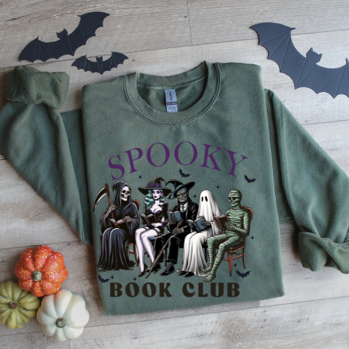 Spooky Book Club Crewneck Sweatshirt