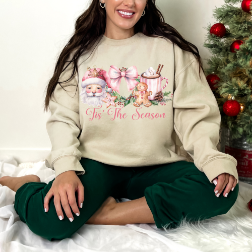 Festive Holiday Sweatshirt, Cozy Christmas Crewneck, Seasonal Gift, Cute Winter Apparel, Unisex Cozy Wear, Holiday Cheer Sweat