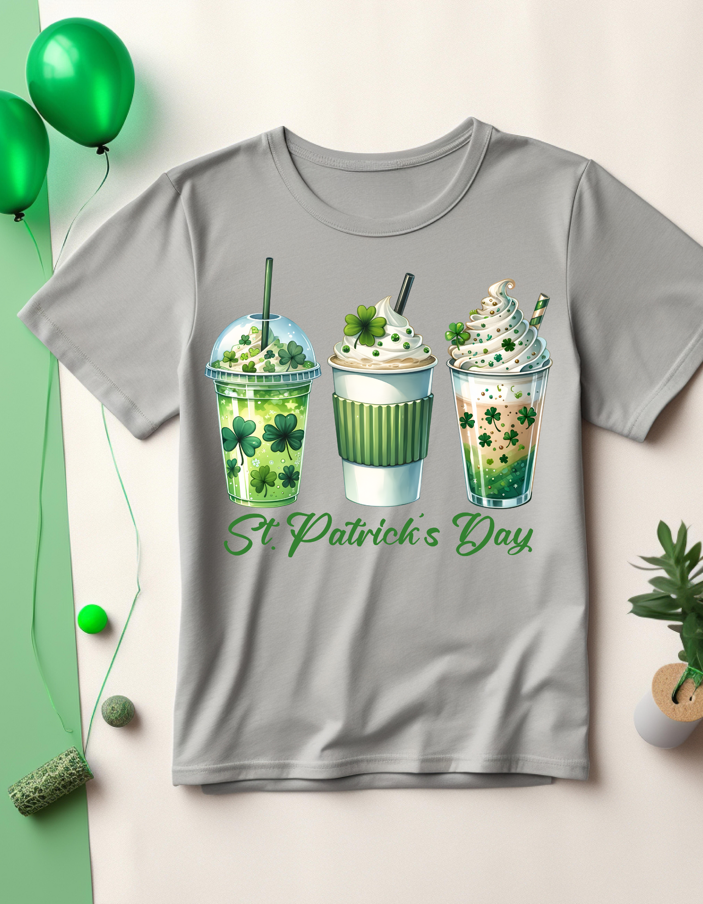 St. Patrick's Day T-Shirt | Unisex Softstyle Tee for Celebrations, Clover Drink Shirt, Holiday Apparel, Gift Idea