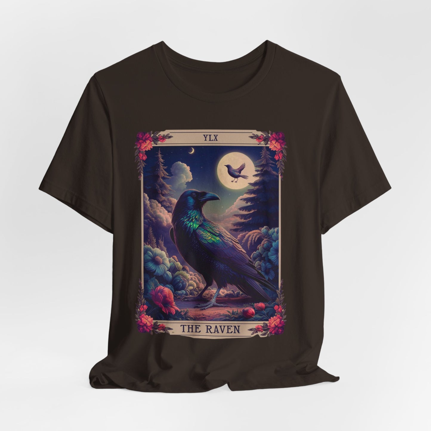 Raven Tarot Card Shirt, Witchy Shirt, Tarot Card Shirt, Raven Shirt