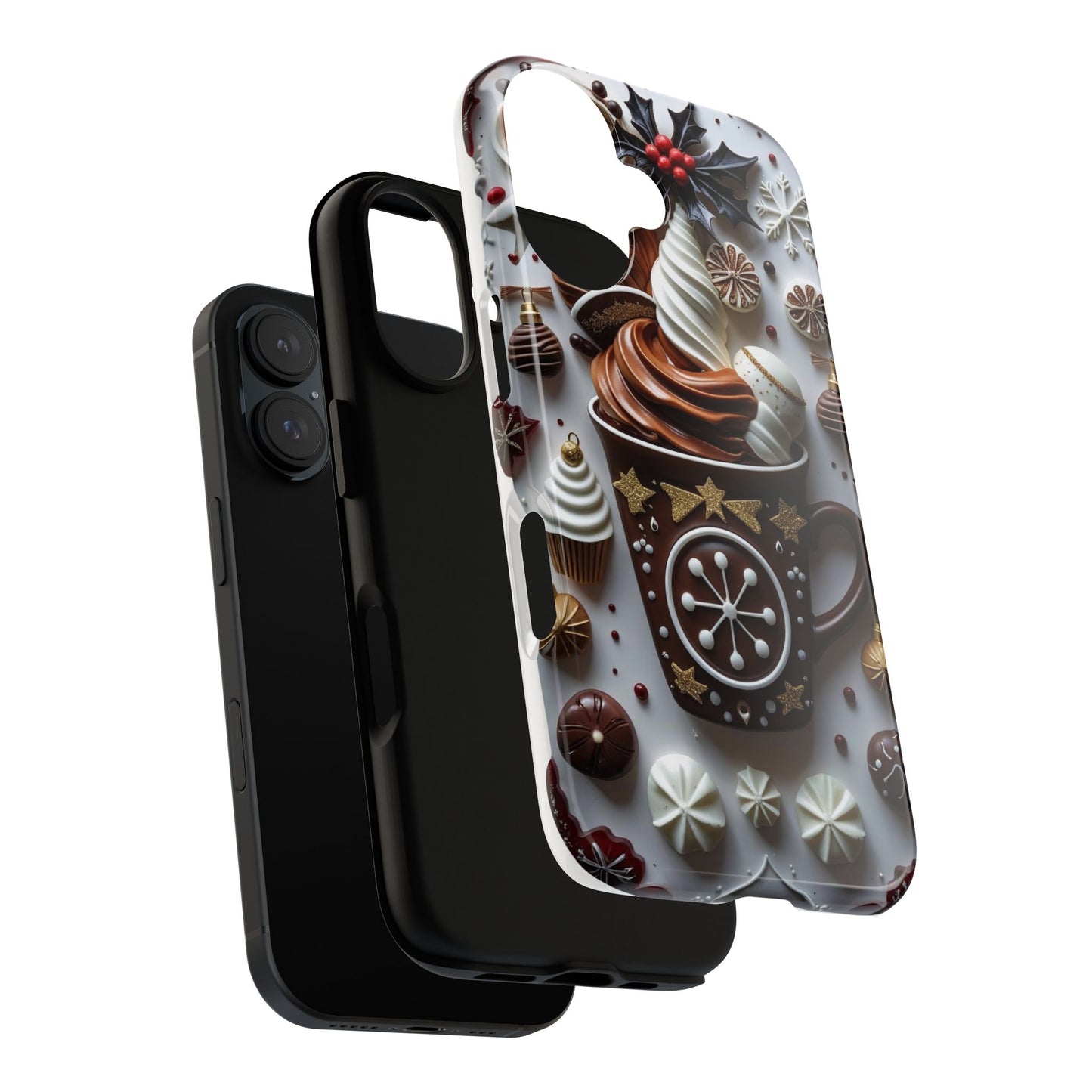 Delicious Cocoa Phone Case - Hot Chocolate Lovers, Holiday Gift, Cute Phone Cover, Dessert Theme, Chocolate Lover Decor