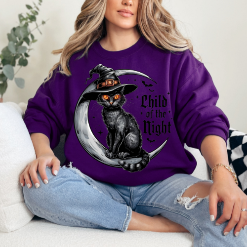 Child of the Night Halloween Sweatshirt
