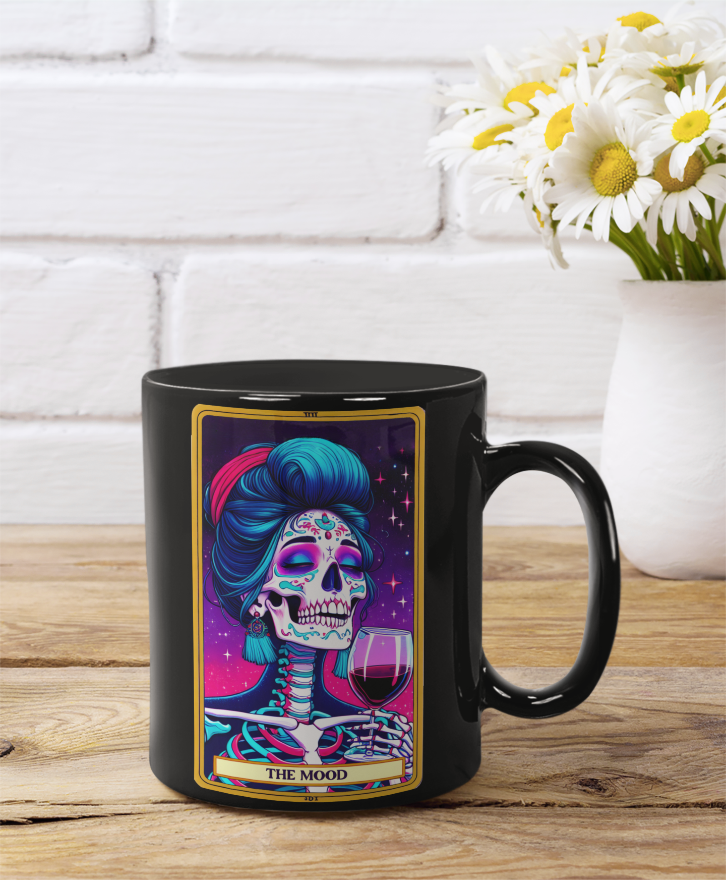 The Mood Tarot Card Coffee Mug, Aesthetic Party Coffee Mug, Mystical Coffee Mug