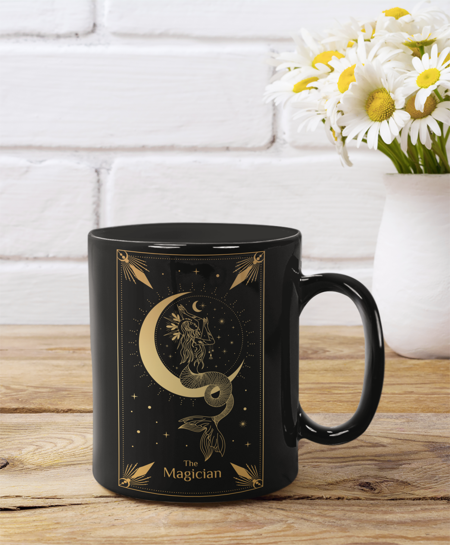 The Magician Tarot Card Coffee Mug, Tarot Card Coffee Mug, The Magician Tarot Card, Tarot Card Mug, Magician Tarot Mug, Coffee Mug Tarot