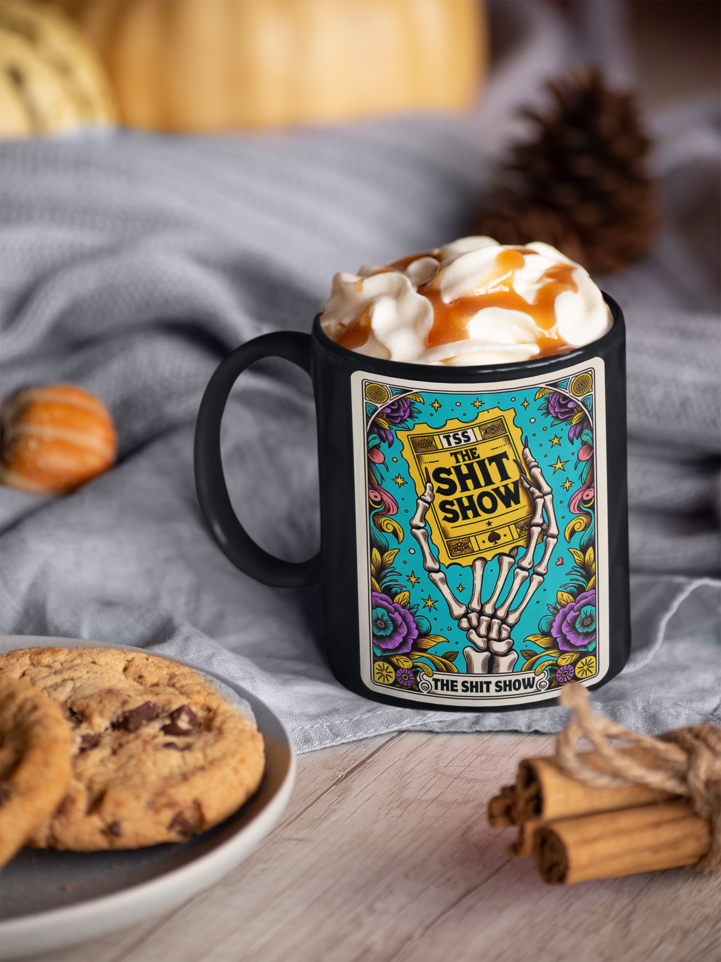 The Shit Show Tarot Card Coffee Mug, Tarot Card Coffee Mug, Celestial Coffee Mug, Shit Show Tarot Mug