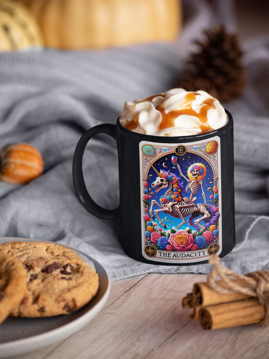 The Audacity Tarot Card Coffee Mug, Tarot Card Coffee Mug, Celestial Coffee Mug, Audacity Mug