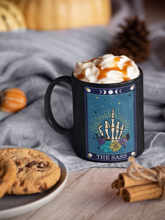 The Sass Tarot Card Coffee Mug, Sass Tarot Card, The Sass Tarot Card, Tarot Card Coffee Mug, Tarot Card Coffee Mug, The Sass Tarot