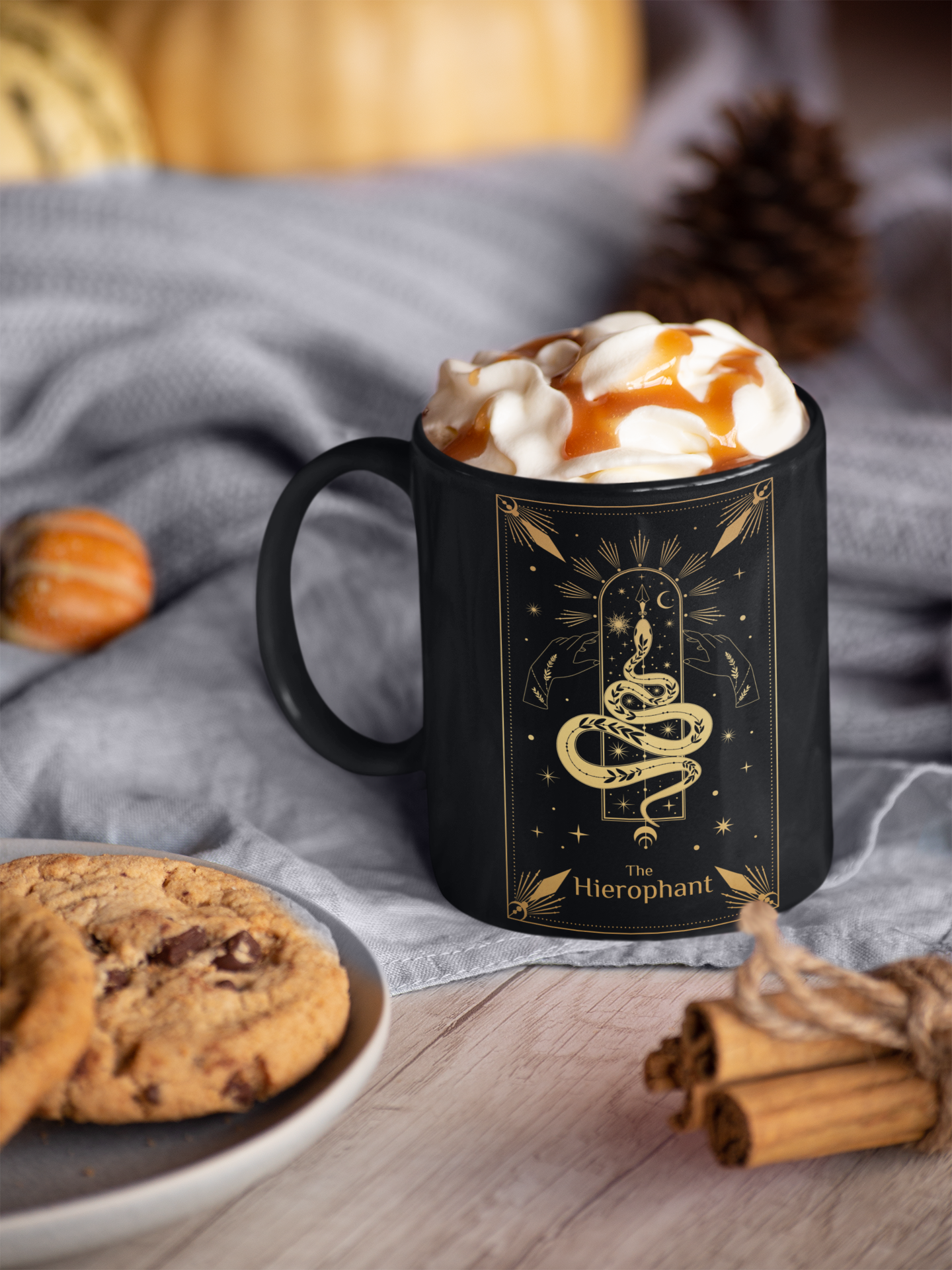 The Hierophant Tarot Card Coffee Mug, Tarot Card Coffee Mug, The Hierophant Tarot Card, Tarot Card Mug, Coffee Tarot Card Mug, Hierophant