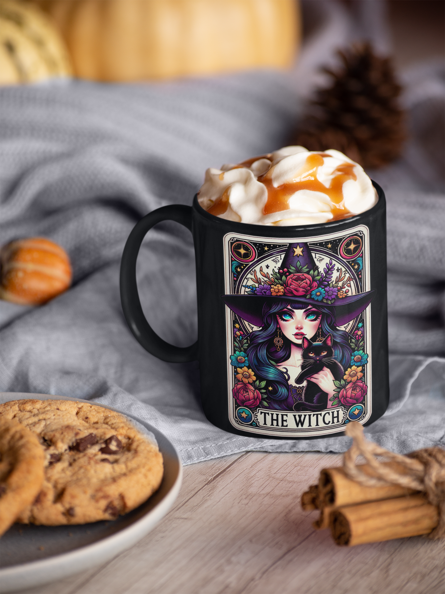 The Witch Tarot Card Coffee Mug, Tarot Card Coffee Mug, Celestial Coffee Mug, Witchy Tarot Mug