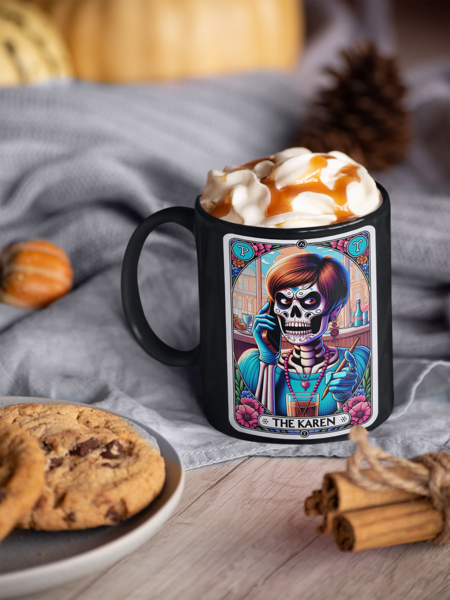 The Karen Tarot Card Coffee Mug, Tarot Card Coffee Mug, Celestial Coffee Mug, Karen Tarot Mug