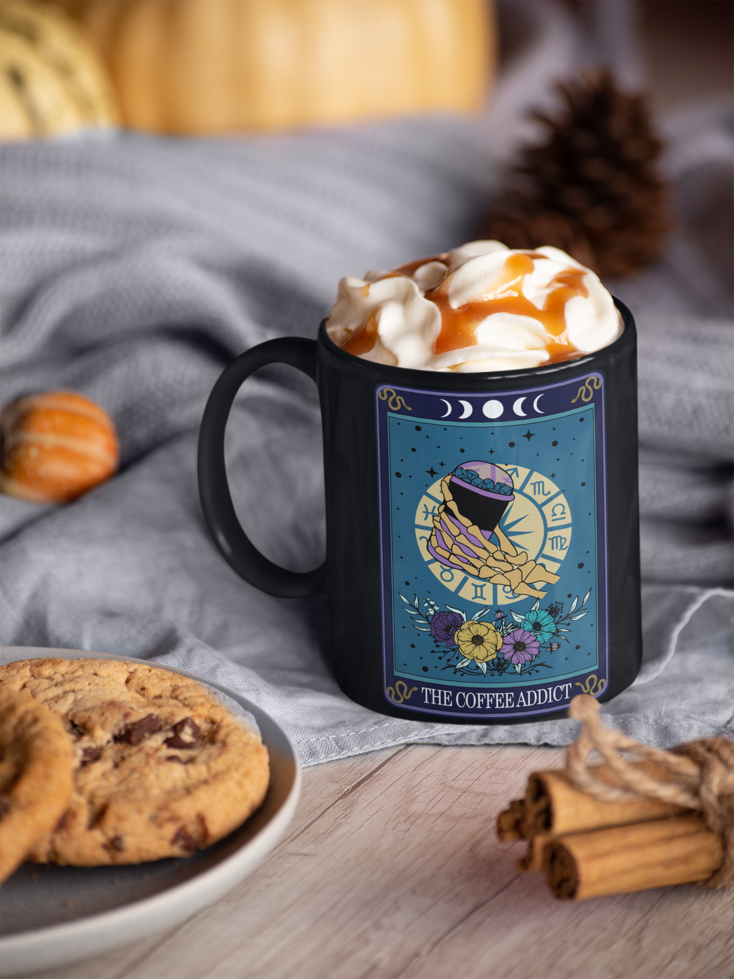 The Coffee Addict Tarot Card Coffee Mug, Coffee Addict Tarot Card, The Coffee Addict Tarot Card, Tarot Card Coffee Mug, Tarot Card Coffee