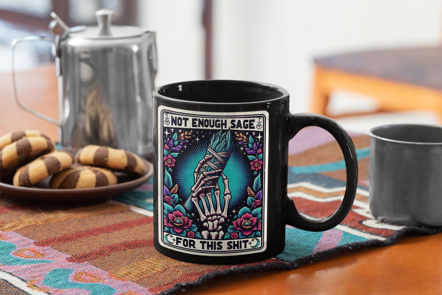 Not Enough Sage For This Shit Tarot Card Coffee Mug, Tarot Card Coffee Mug, Celestial Coffee Mug, Sage Tarot Mug