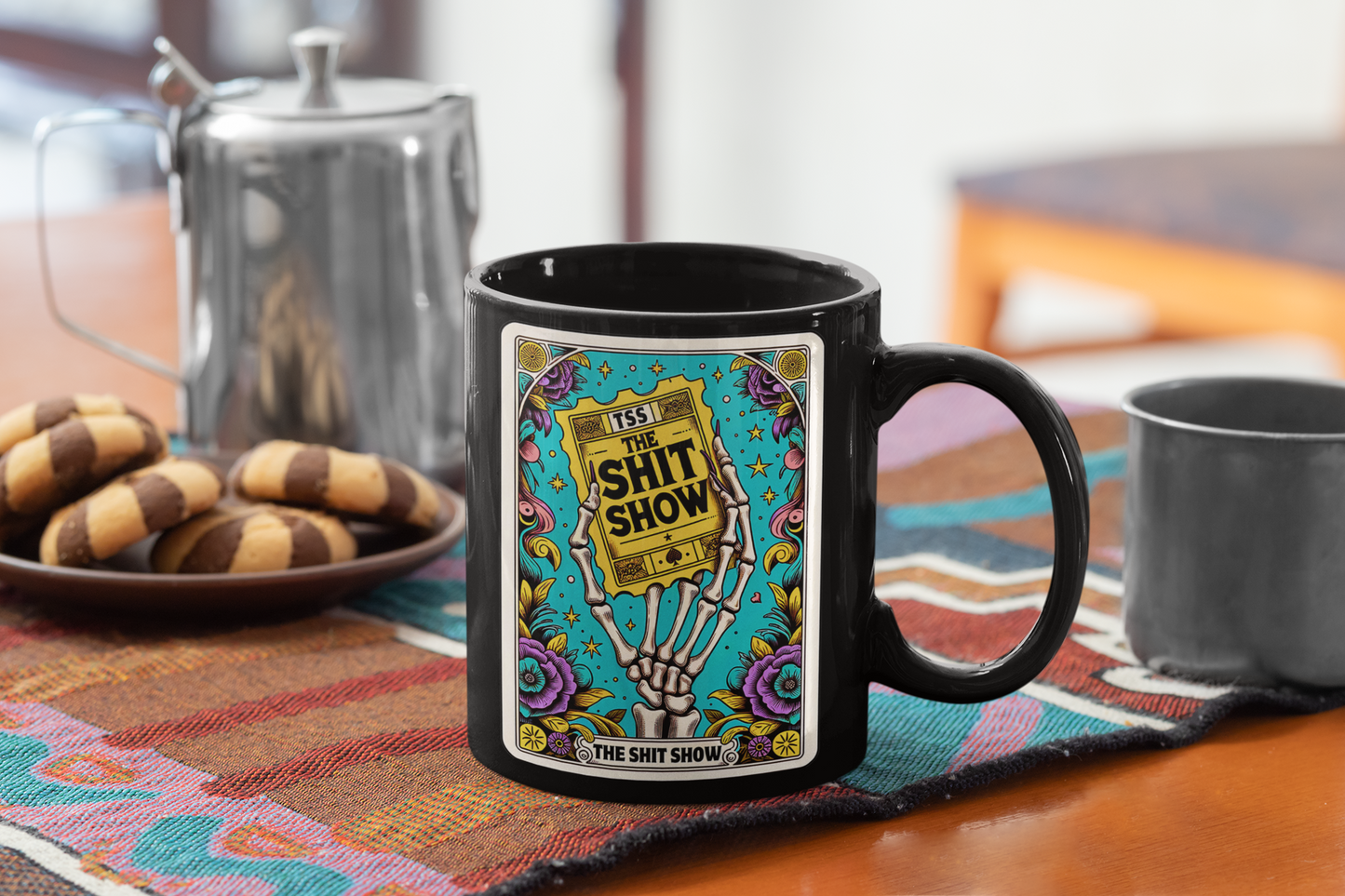 The Shit Show Tarot Card Coffee Mug, Tarot Card Coffee Mug, Celestial Coffee Mug, Shit Show Tarot Mug