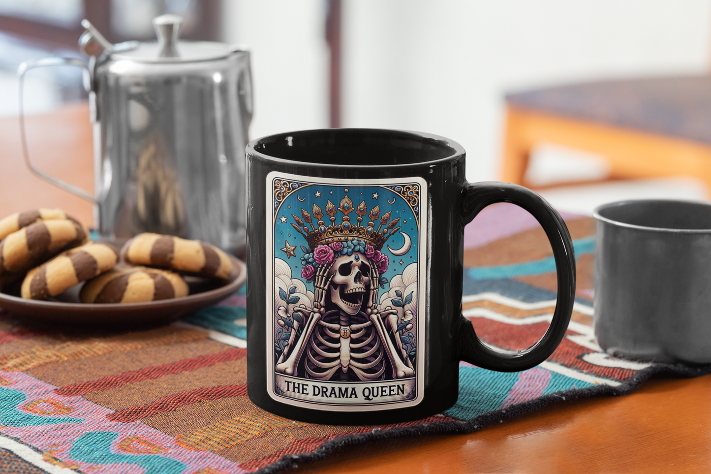 The Drama Queen Tarot Card Coffee Mug, Tarot Card Coffee Mug, Celestial Coffee Mug, Drama Queen Mug