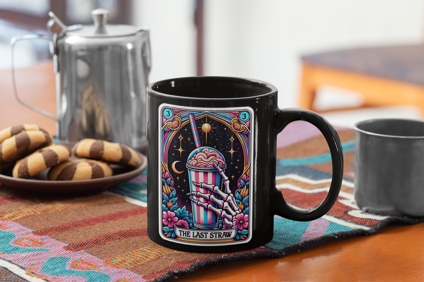 The Last Straw Tarot Card Coffee Mug, Tarot Card Coffee Mug, Celestial Coffee Mug, Last Straw Mug