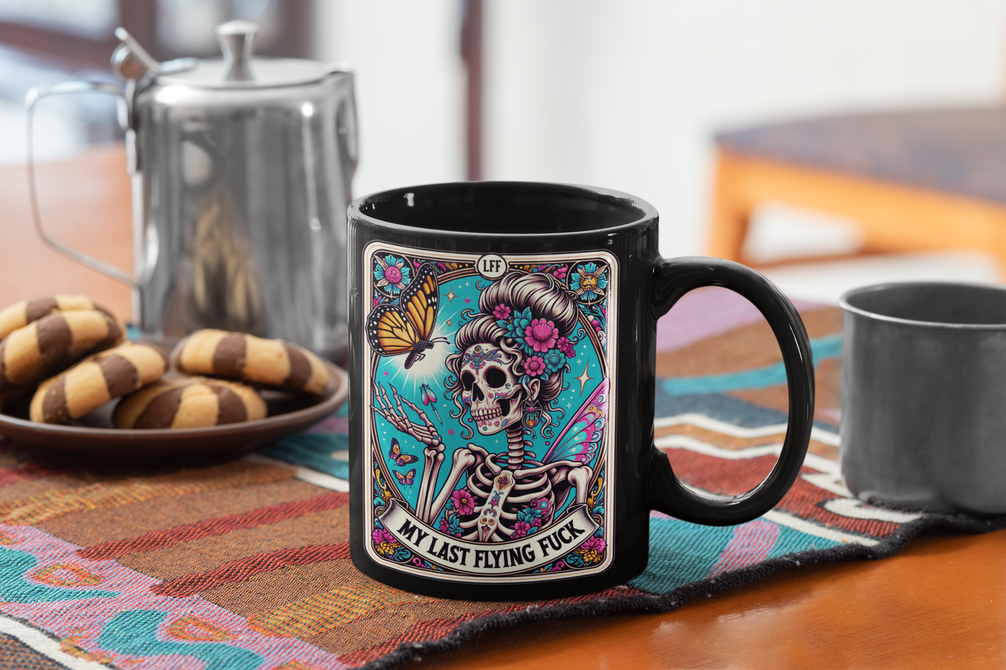 My Last Flying Fuck Tarot Card Coffee Mug, Tarot Card Coffee Mug, Celestial Coffee Mug, Tarot Mug