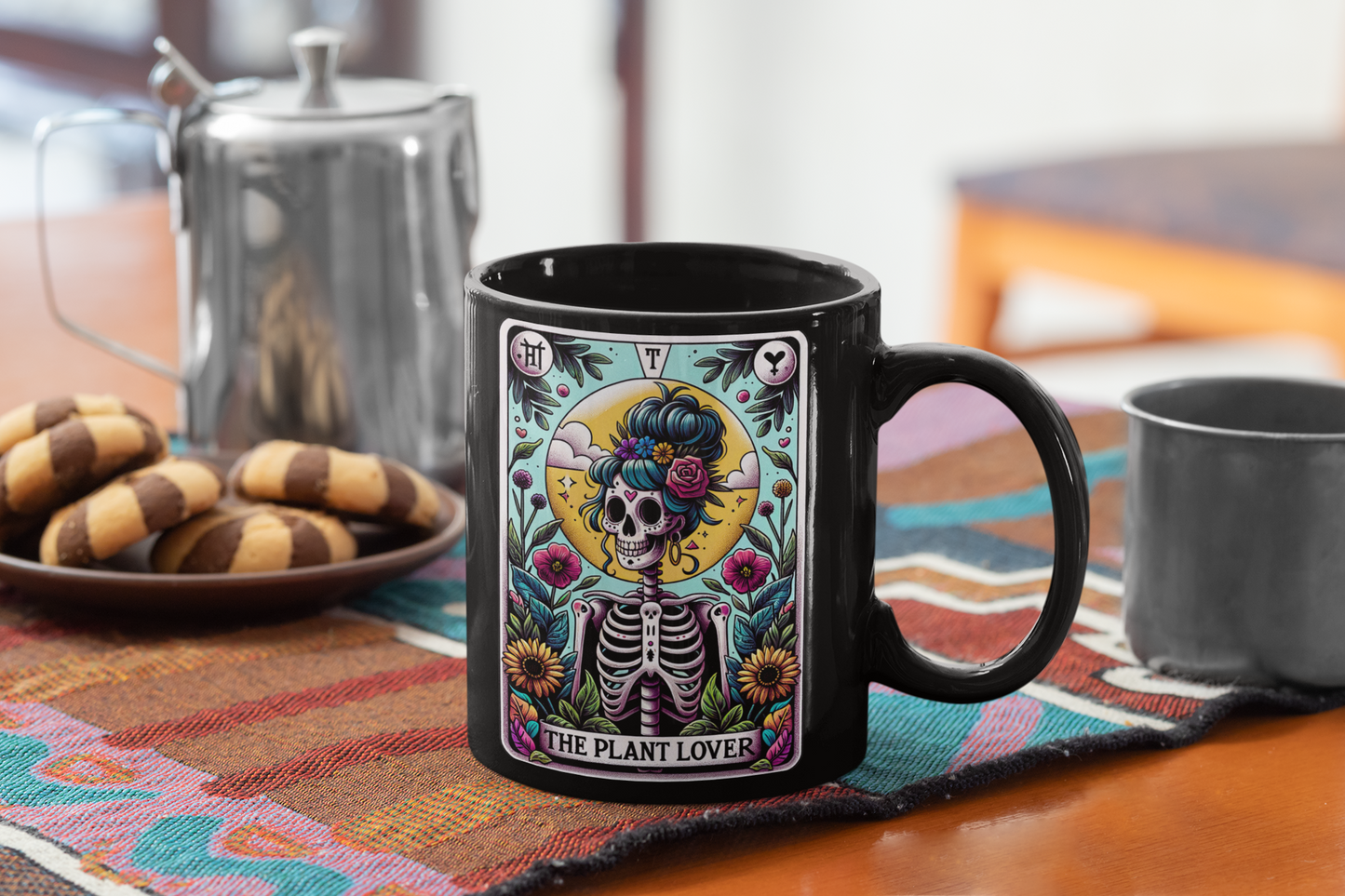 The Plant Lover Tarot Card Coffee Mug, Tarot Card Coffee Mug, Celestial Coffee Mug, Plant Lover Mug