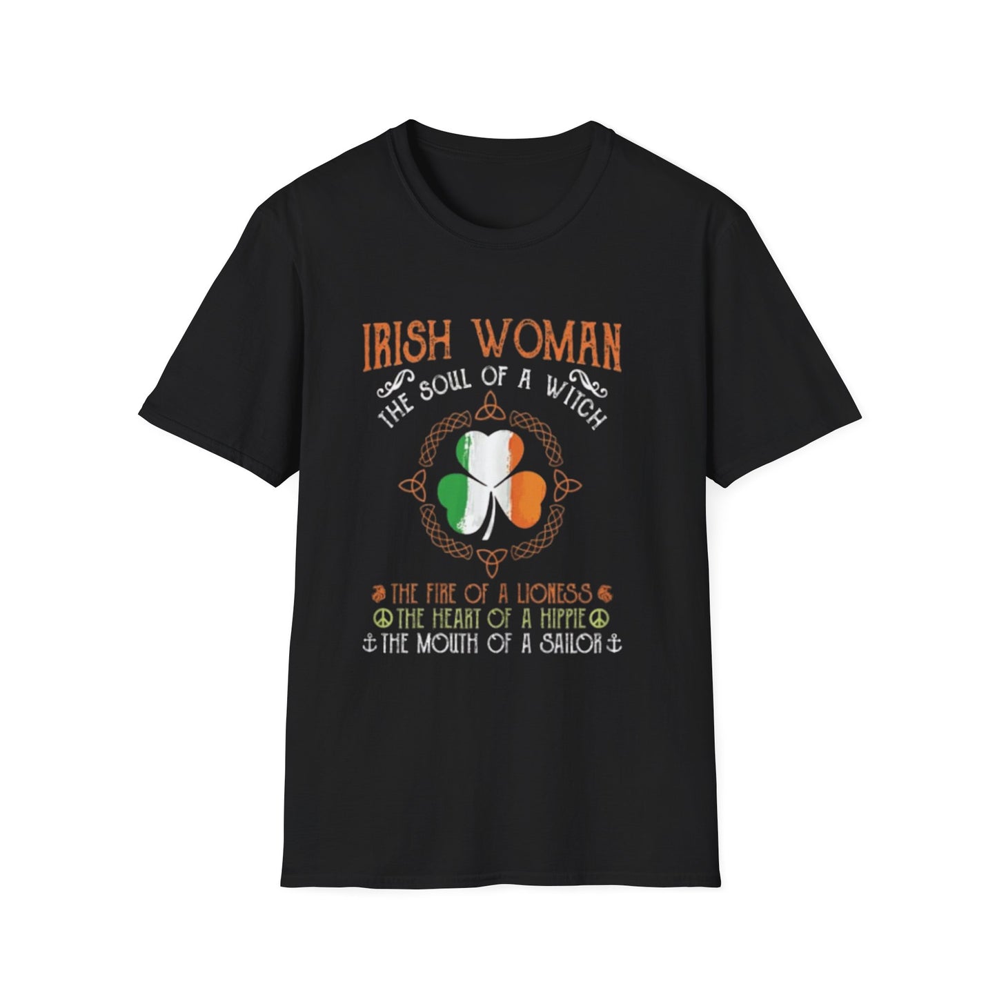 Irish Woman T-Shirt — "The Soul of a Witch" St. Patrick’s Day Tee