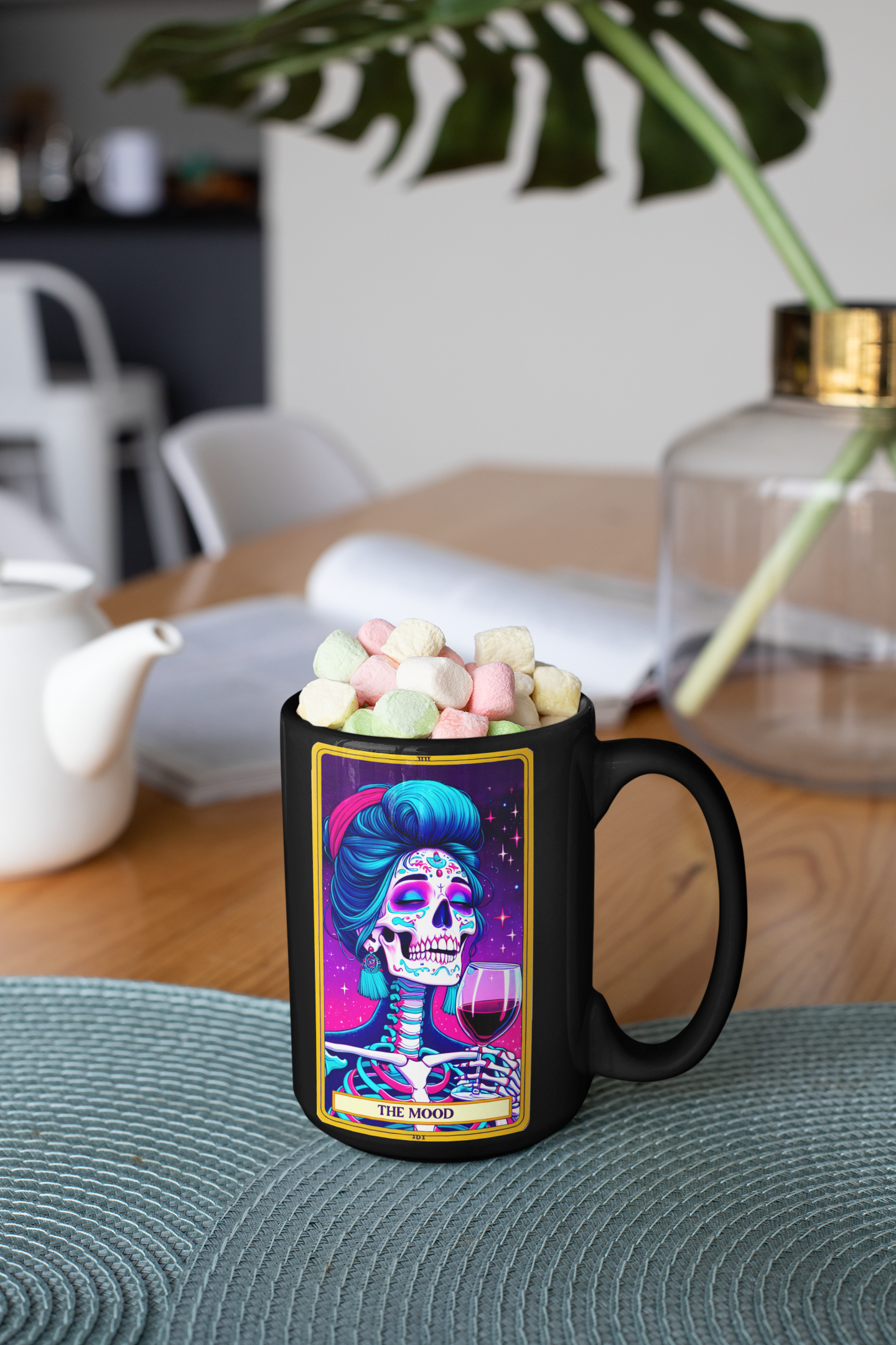 The Mood Tarot Card Coffee Mug, Aesthetic Party Coffee Mug, Mystical Coffee Mug