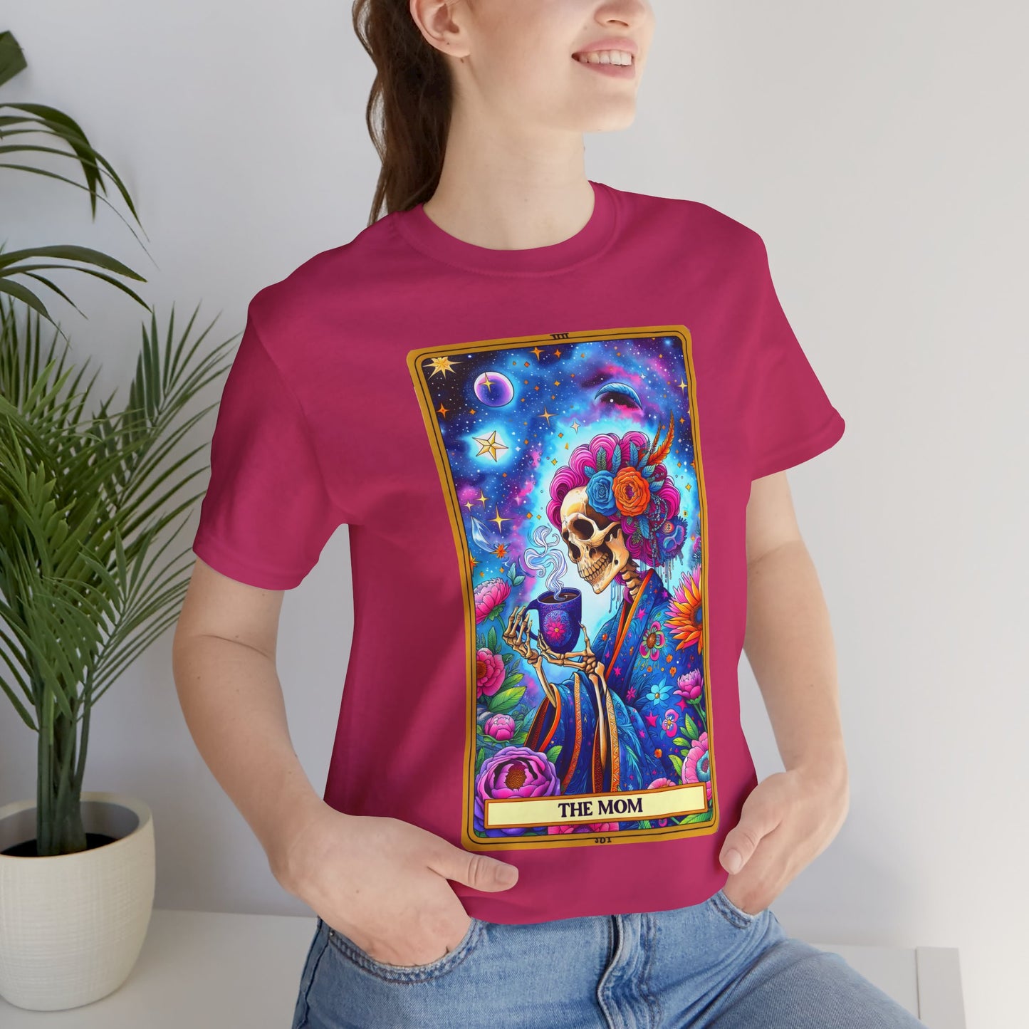 Cosmic Mom Unisex Jersey Tee - The Mom Tarot Card Shirt, Funny Mom Shirt, Motherhood Shirt, Mom Shirt, Mama Shirt, Mother's Day Gift, Mom Life Shirt, Mama T-Shirt