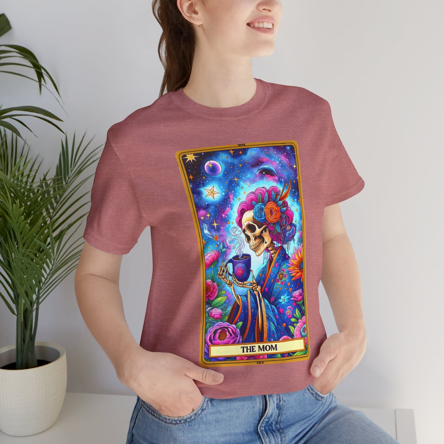 Cosmic Mom Unisex Jersey Tee - The Mom Tarot Card Shirt, Funny Mom Shirt, Motherhood Shirt, Mom Shirt, Mama Shirt, Mother's Day Gift, Mom Life Shirt, Mama T-Shirt