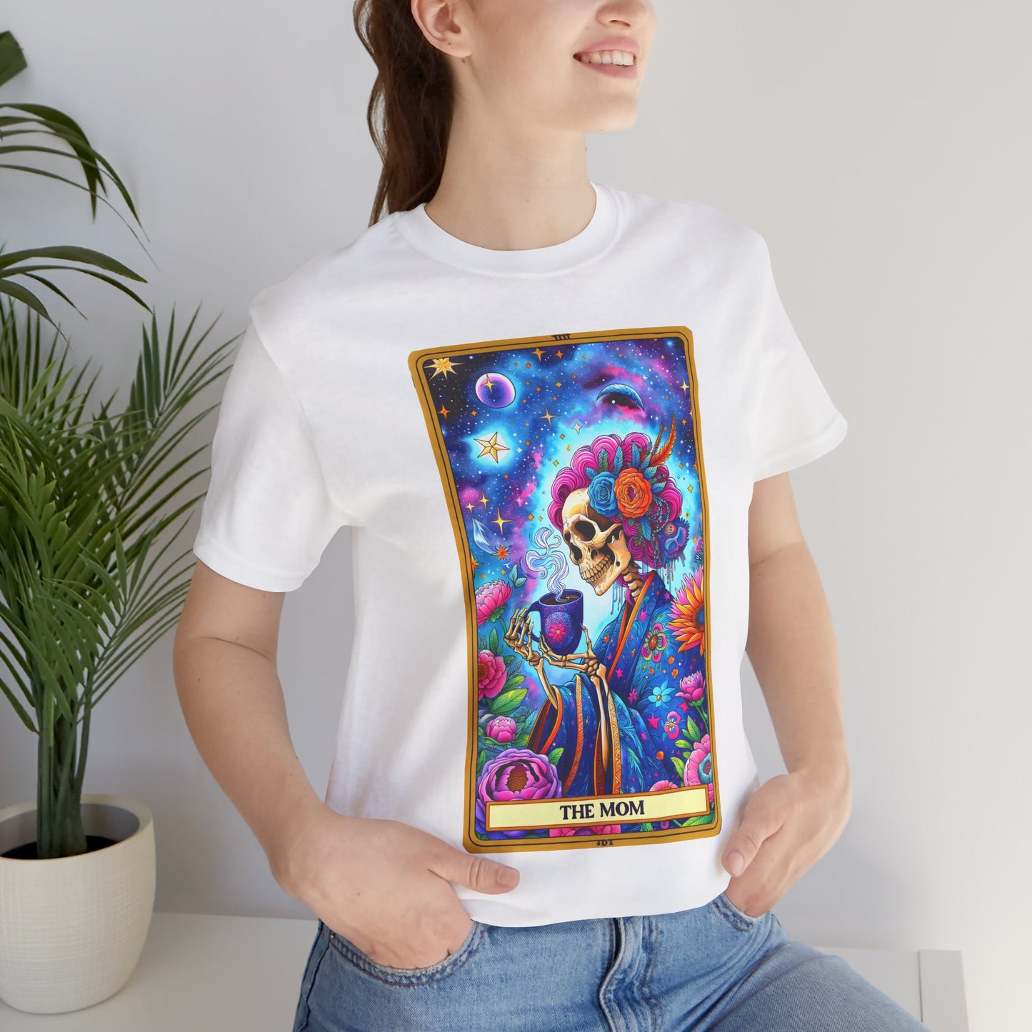 Cosmic Mom Unisex Jersey Tee - The Mom Tarot Card Shirt, Funny Mom Shirt, Motherhood Shirt, Mom Shirt, Mama Shirt, Mother's Day Gift, Mom Life Shirt, Mama T-Shirt