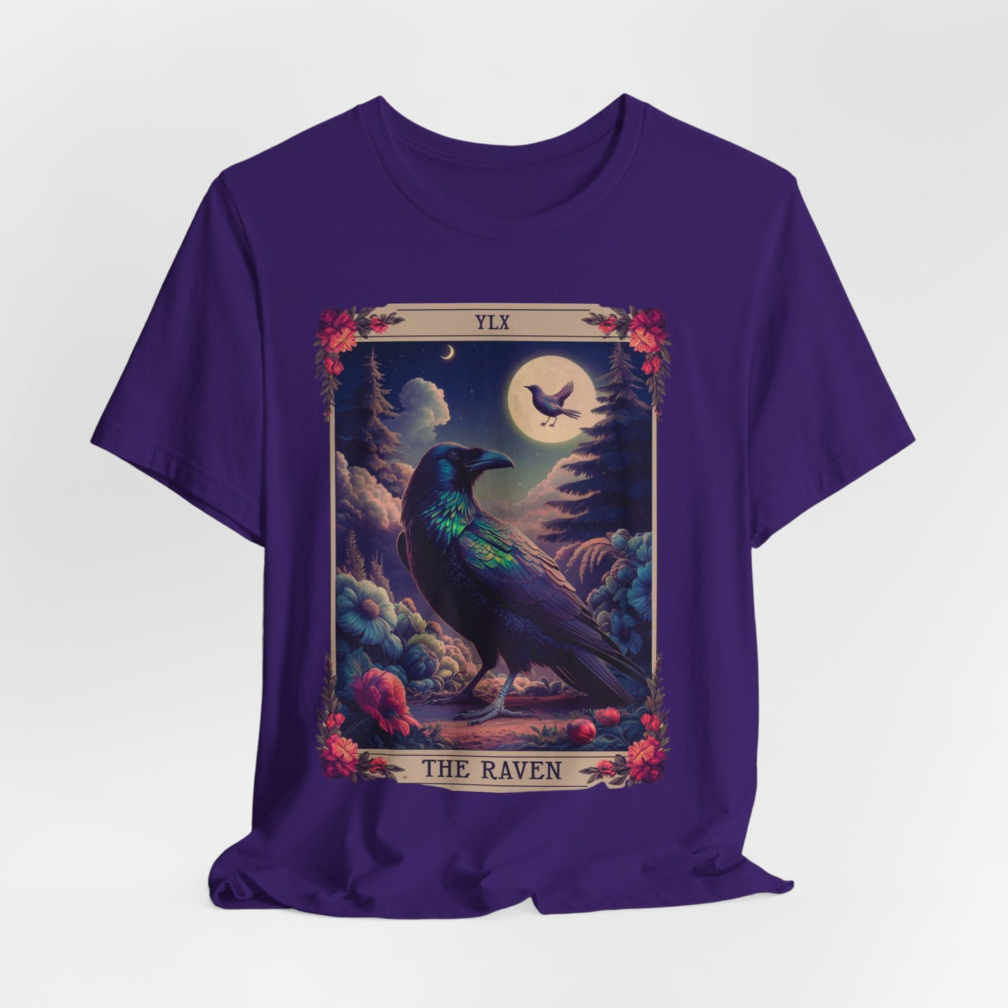 Raven Tarot Card Shirt, Witchy Shirt, Tarot Card Shirt, Raven Shirt