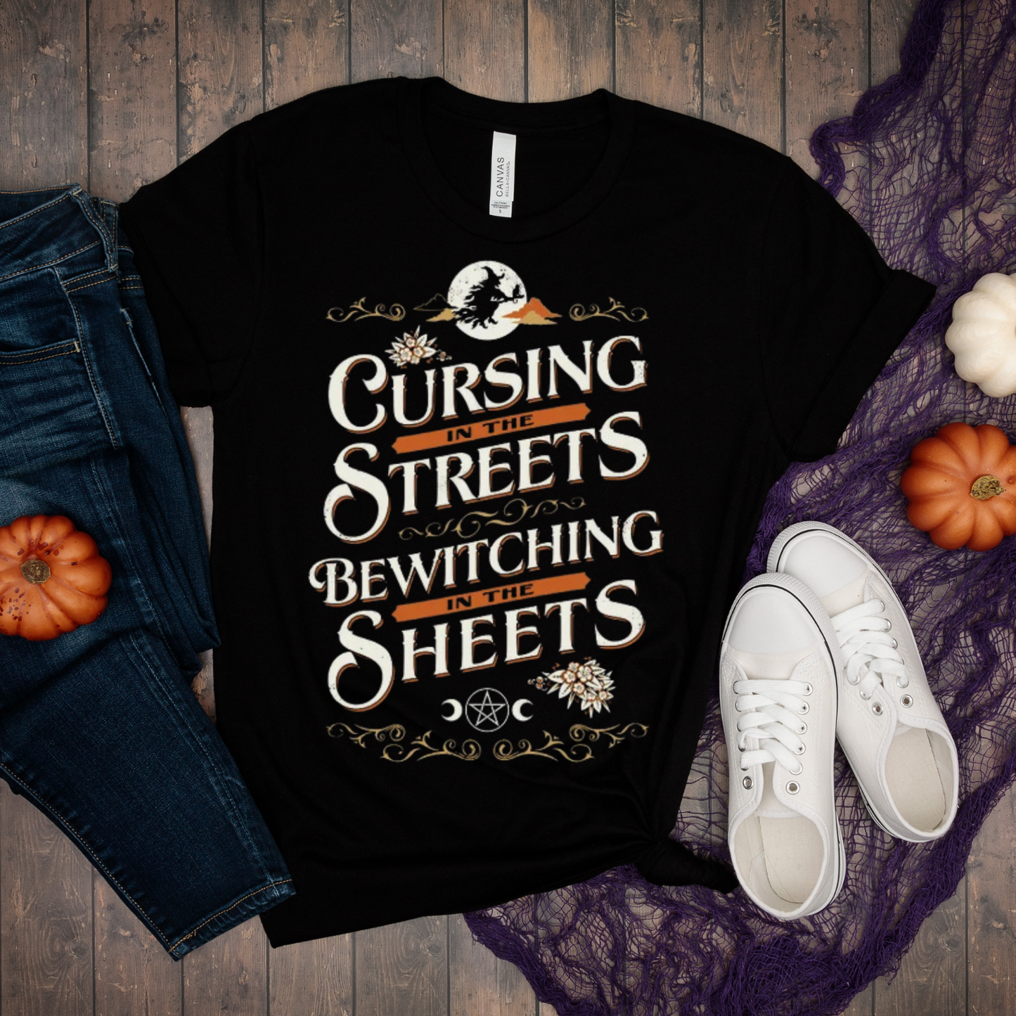 Cursing in the streets bewitching in the sheets, Witch Halloween Shirt, Funny Witch Shirt, witchy shirt, pagan shirt