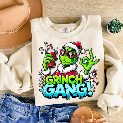 Grinch Gang Christmas Sweatshirt