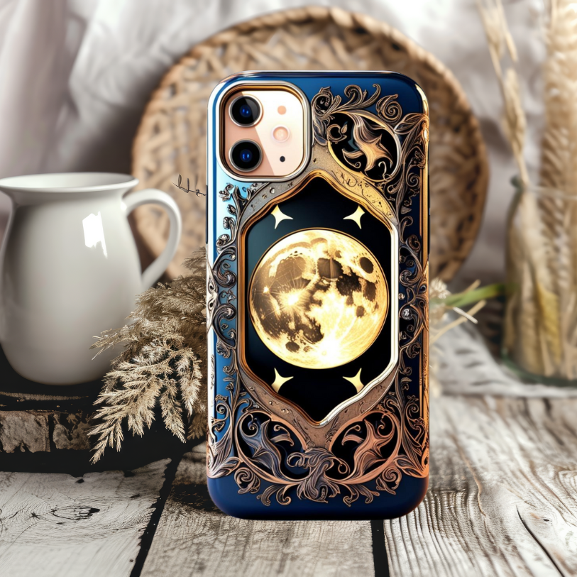 Celestial Phone Case for iPhone, Samsung, and Google Pixel, Touch case - Night Sky Design