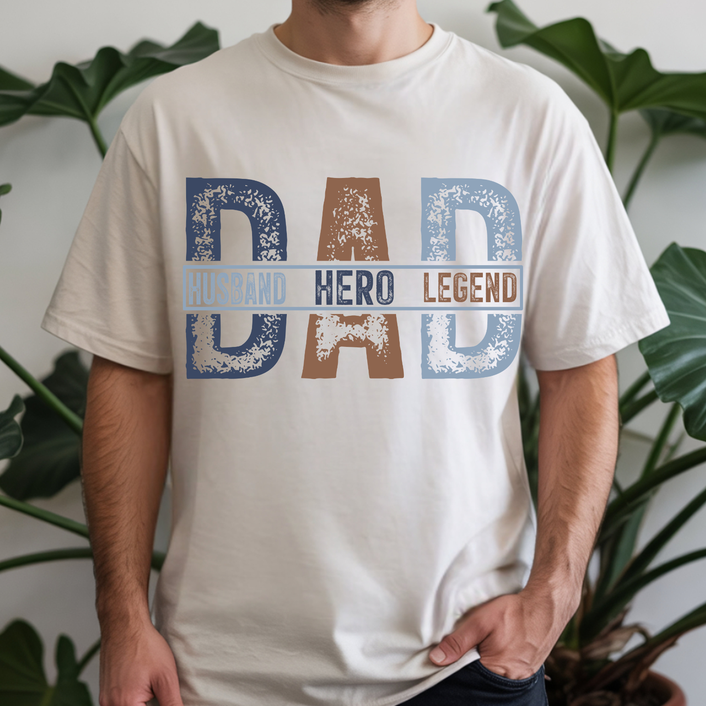 Dad - Husband Hero Legend T-Shirt, Father's Day Shirt