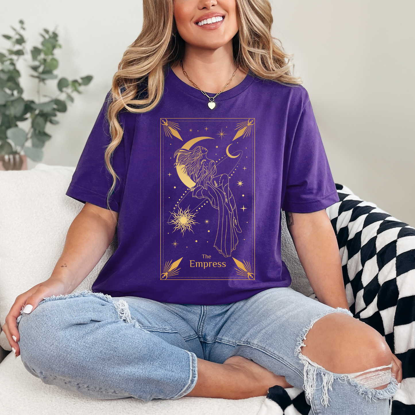 The Empress Tarot Card Shirt, The Empress Tarot Card Tee, Tarot Card T Shirt, Celestial T Shirt, Mystical Shirt, Spiritual Shirt