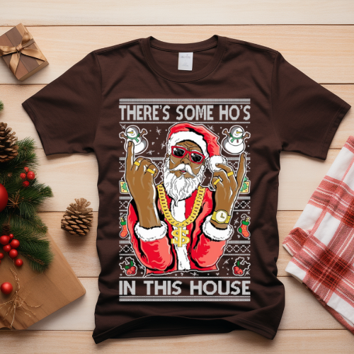 Festive Unisex T-Shirt with Fun Holiday Slogan, Christmas Gift, Humor Tee, Quirky Graphic Shirt, Holiday Celebration Wear