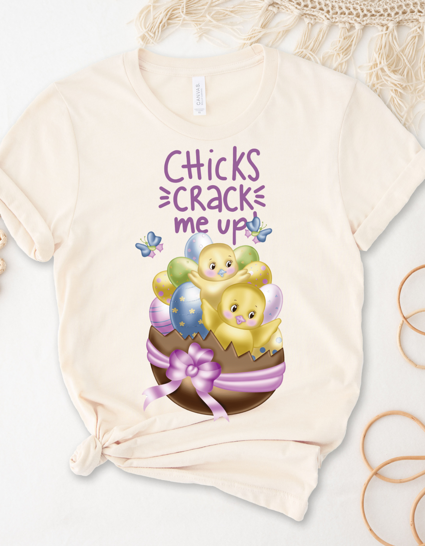 Chicks Crack Me Up Toddler Tee, Cute Kids Easter Shirt, Spring Celebration Apparel, Baby Shower Gift, Toddler Funny Tee