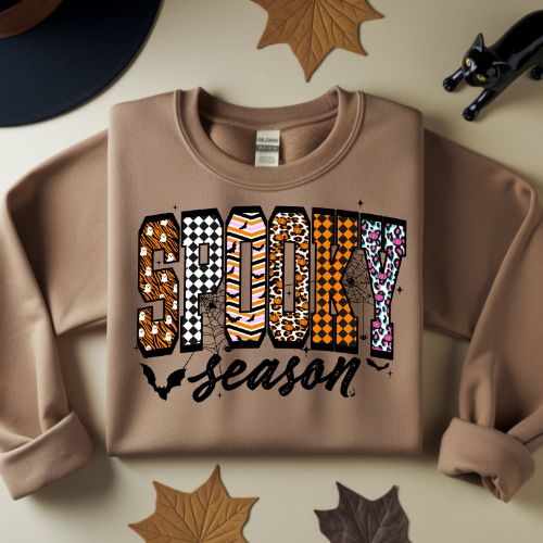 Spooky Season Sweatshirt, Cozy Unisex Crewneck, Halloween Apparel, Fall Fashion, Comfortable Gift Idea